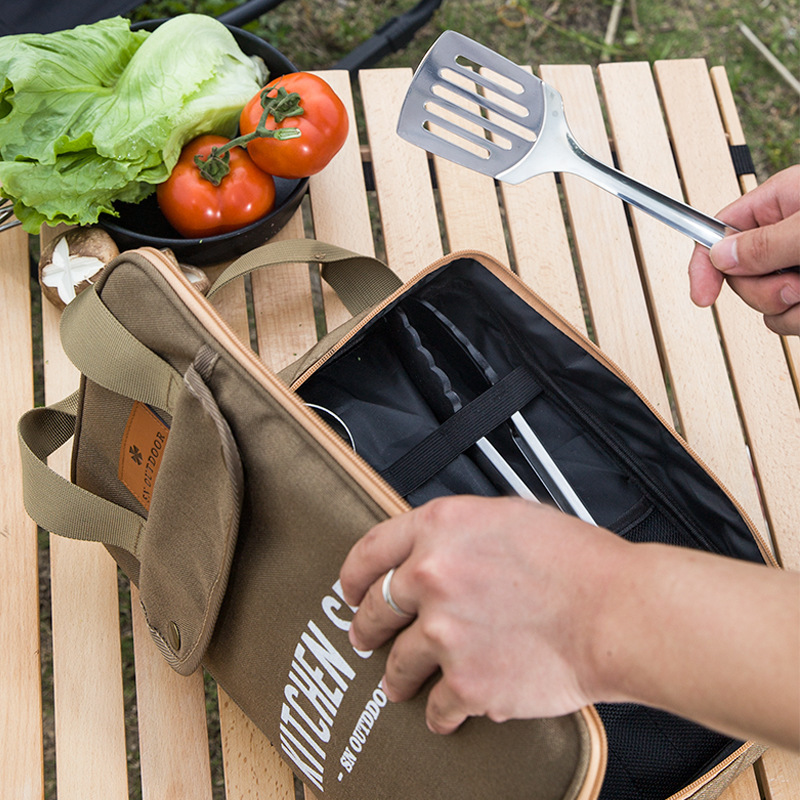 Camping Cooking Ware - 8pcs 캠핑 주방 조리기구 세트 휴대용