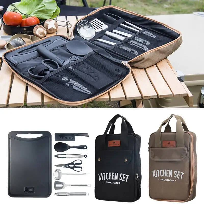 Camping Cooking Ware - 8종 캠핑 주방용품 세트 휴대용 야외