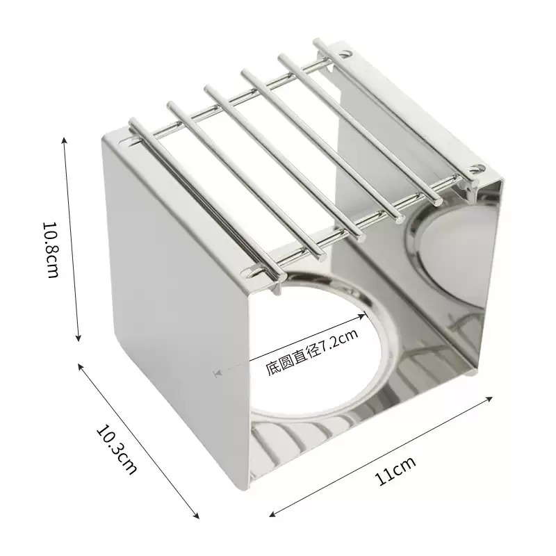 Camping Cooking Ware - 스테인리스 스틸 사각 커피 스토브 스탠드,