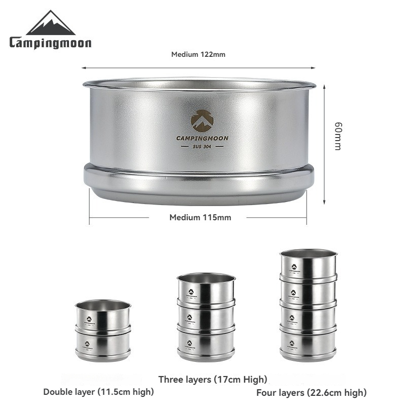 Camping Cooking Tray - CAMPINGMOON Portatle 야외 캠핑 및 피크닉