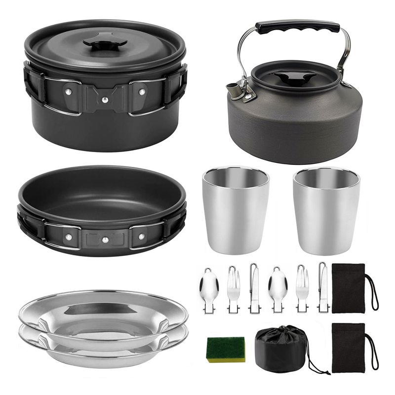 【구매자】캠핑 조리기구 휴대용 냄비 팬 컵 티포트 세트 - Camping Cooking Pan 리뷰 및 가격