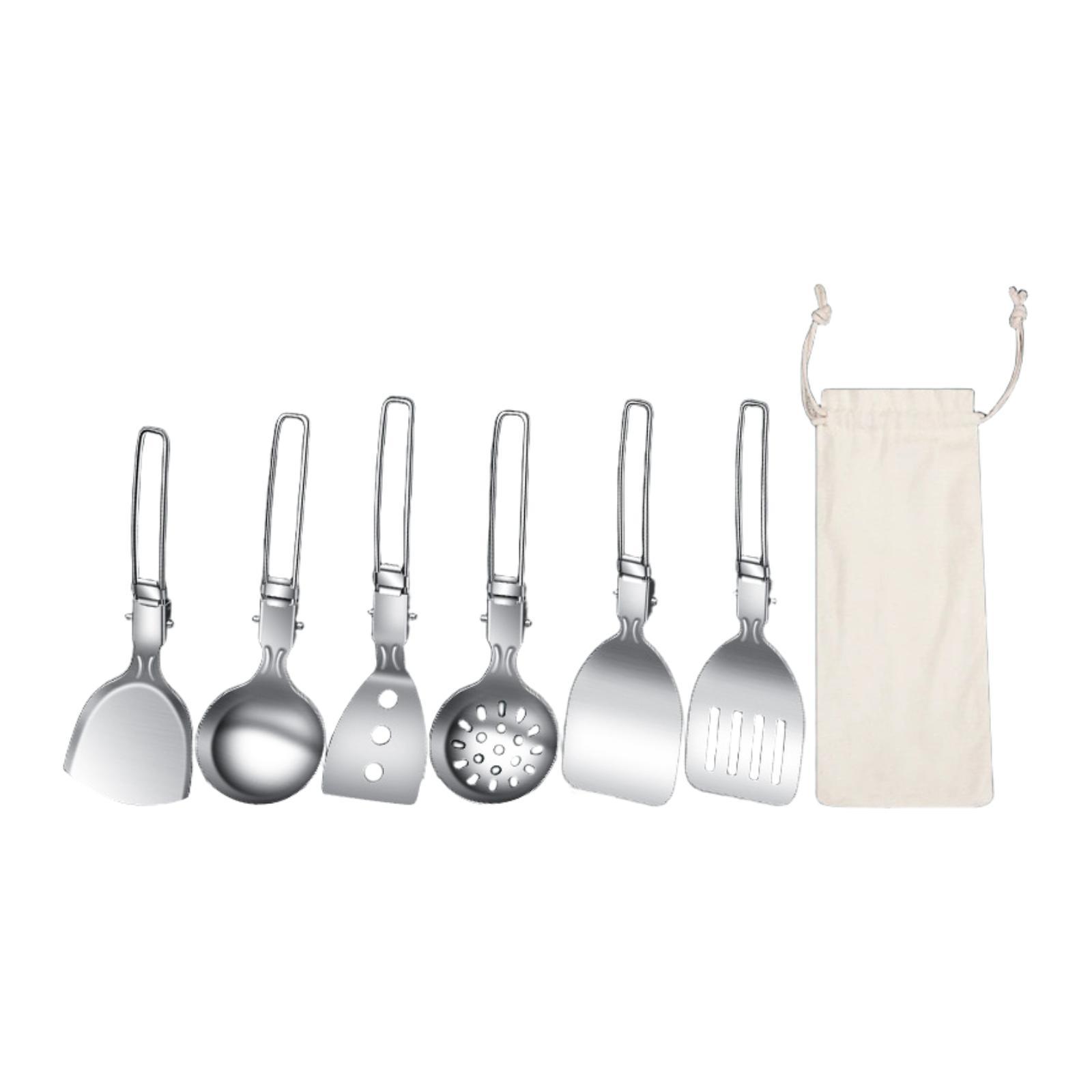7Pcs 캠프 요리기구 세트 캠핑 필수품 하이킹 배낭  - Camping Cooking Essentials Kit 리뷰 및 가격