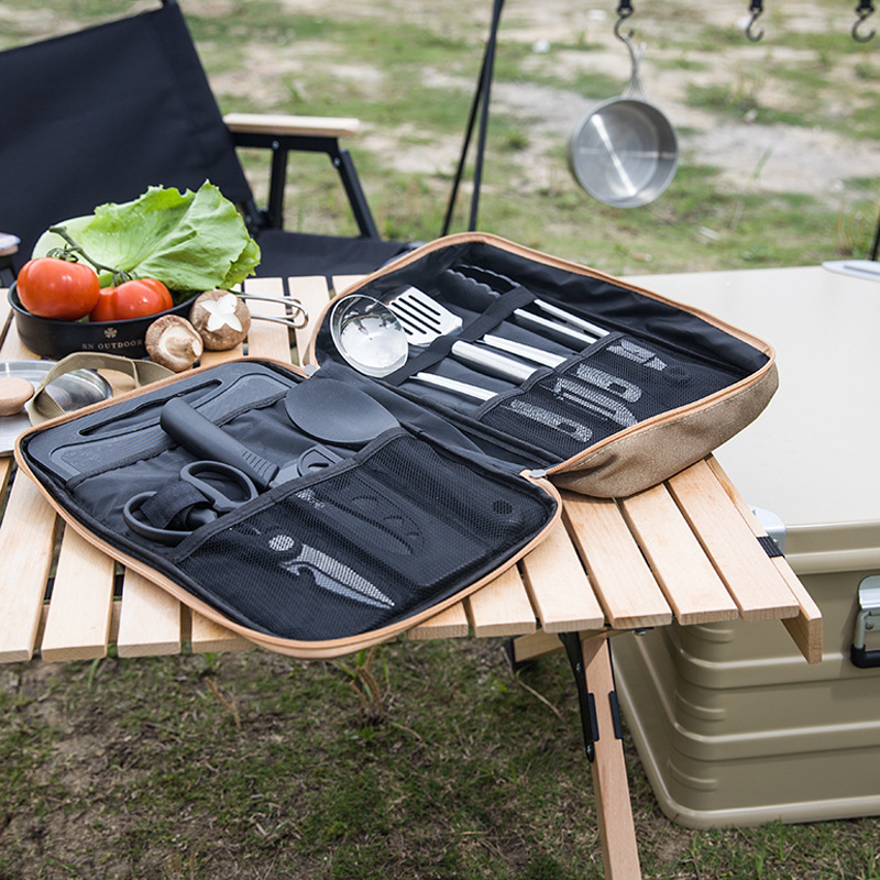 8pcs 캠핑 주방 조리기구 세트 휴대용 가방 야외 여 - Camping Cooking Ware 리뷰 및 가격
