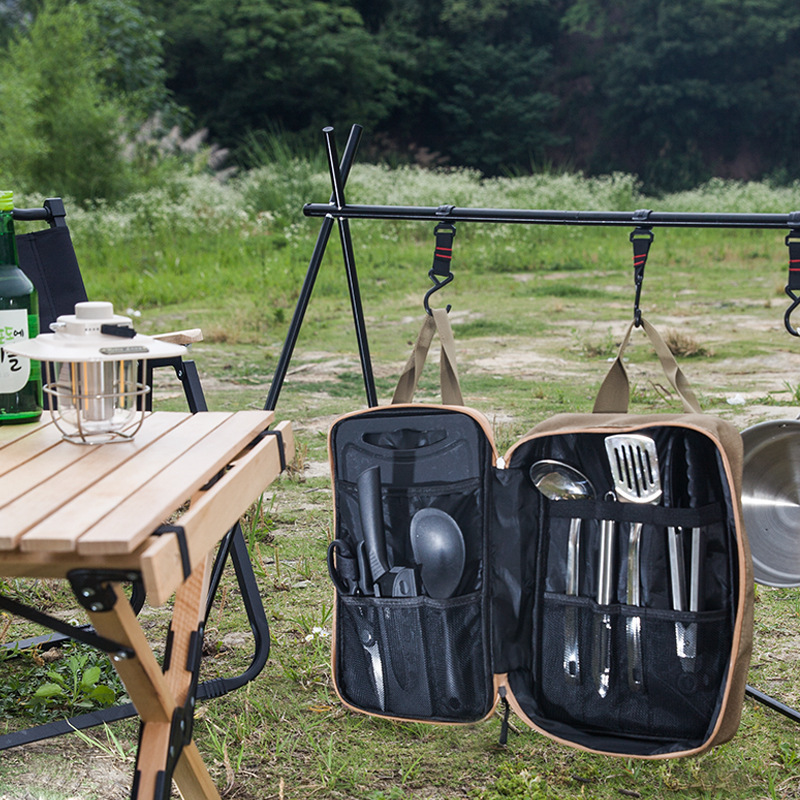 8pcs 캠핑 주방 조리기구 세트 휴대용 가방 야외 여 - Camping Cooking Ware 리뷰 및 가격