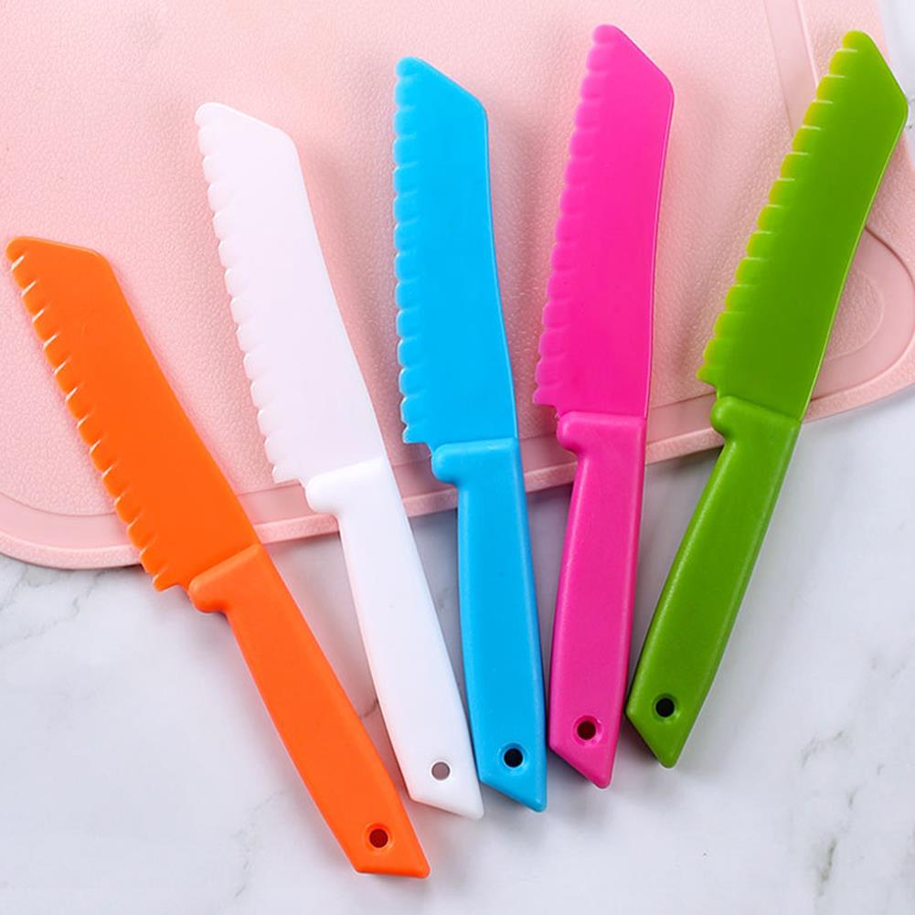 어린이를위한 1pc 플라스틱 주방 도구 도마 칼 어린이 - Camping Cooking Knife 리뷰 및 가격