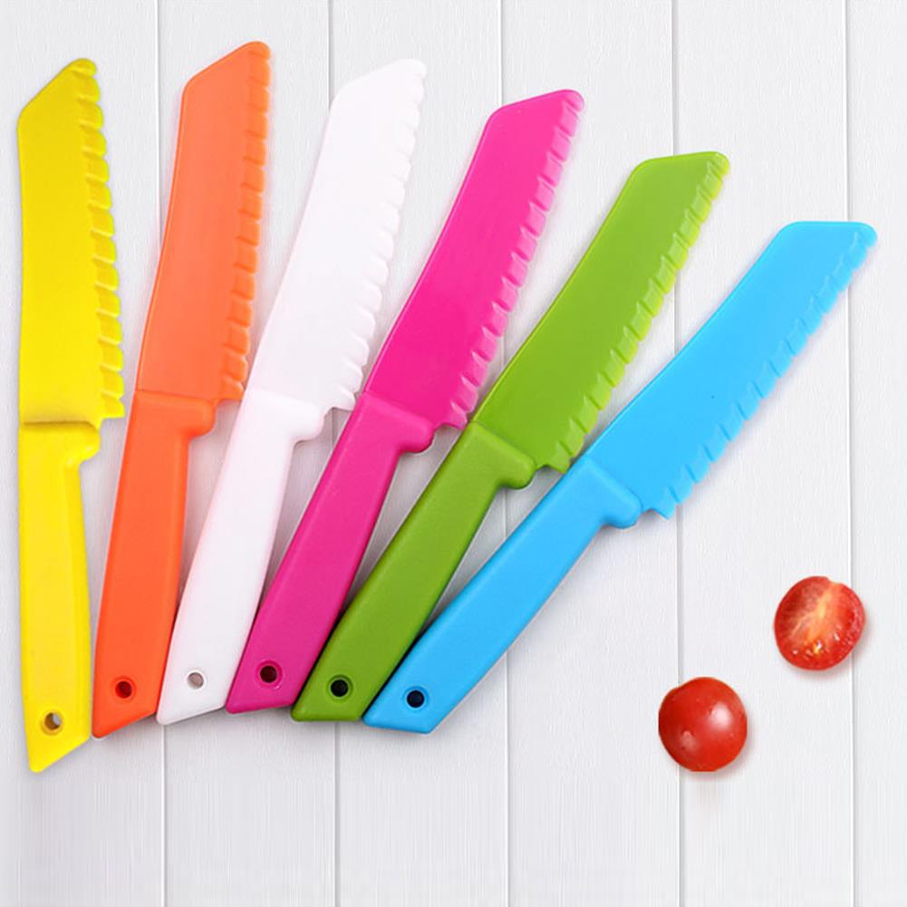 어린이를위한 1pc 플라스틱 주방 도구 도마 칼 어린이 - Camping Cooking Knife 리뷰 및 가격