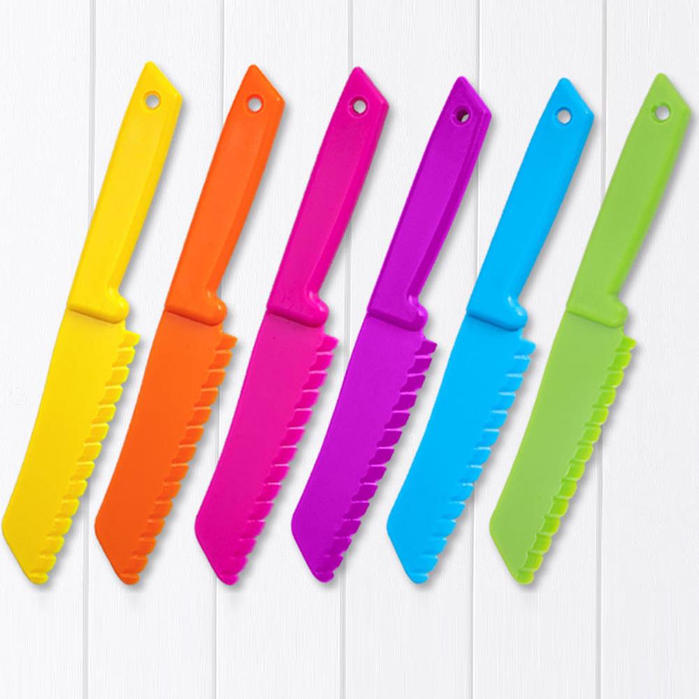 어린이를위한 1pc 플라스틱 주방 도구 도마 칼 어린이 - Camping Cooking Knife 리뷰 및 가격