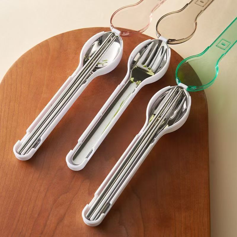 휴대용 수저 세트 보관함 포함 캠핑 여행 야외 식기 스 - Camping Cooking Knife 리뷰 및 가격