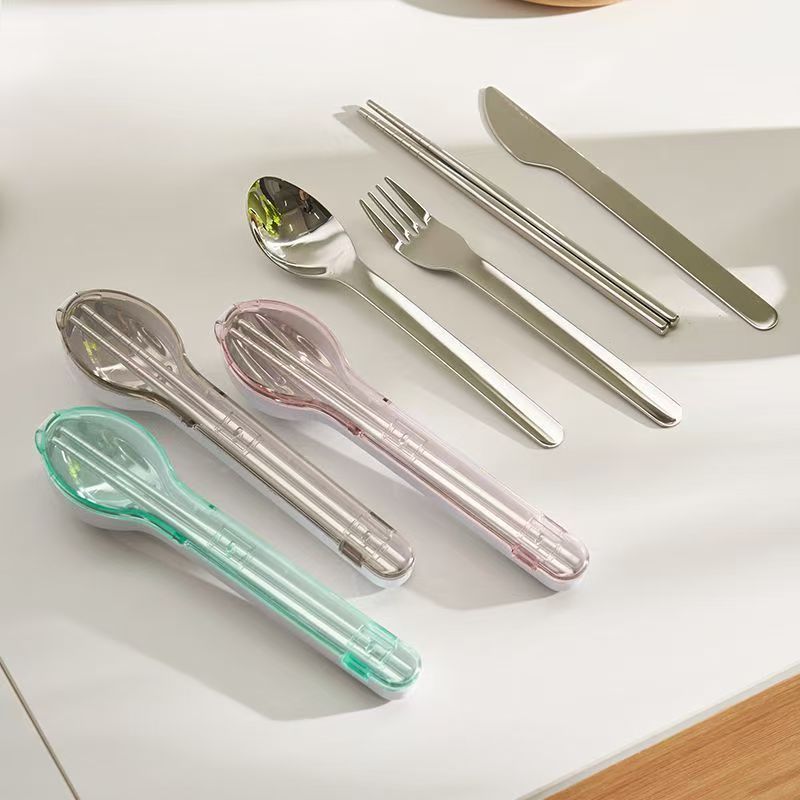 휴대용 수저 세트 보관함 포함 캠핑 여행 야외 식기 스 - Camping Cooking Knife 리뷰 및 가격