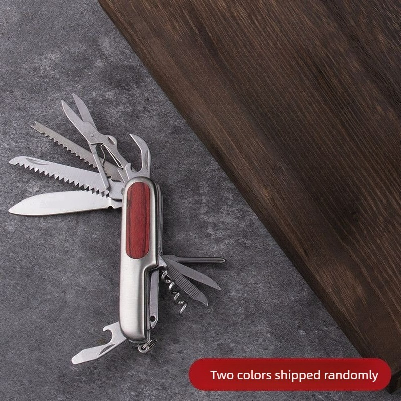 10가지 기능을 갖춘 스위스식 접이식 칼, 스테인리스  - Camping Cooking Knife 리뷰 및 가격