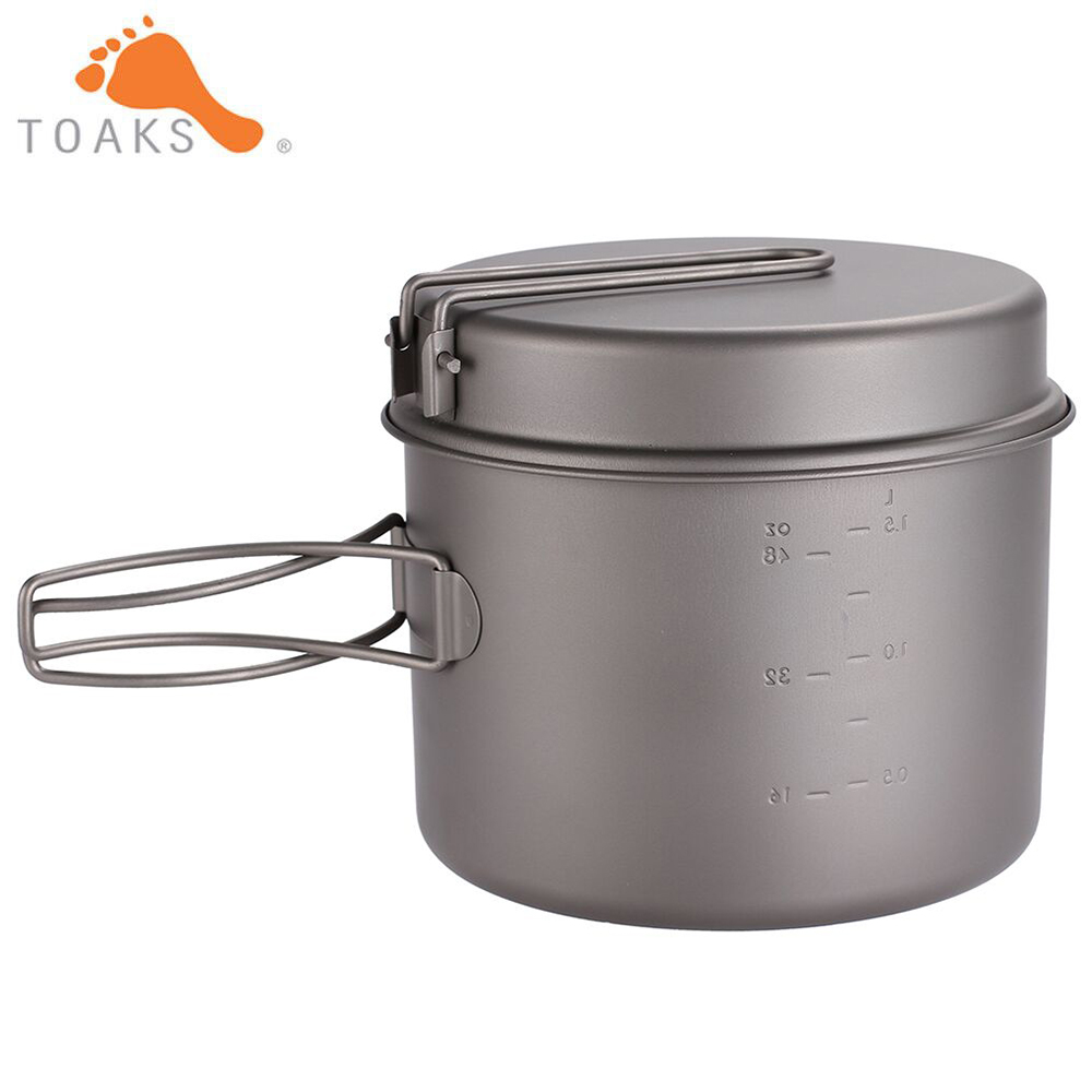 TOAKS 초경량 티타늄 냄비 프라이팬 조리기구 세트, - Camping Cooking Pan 리뷰 및 가격