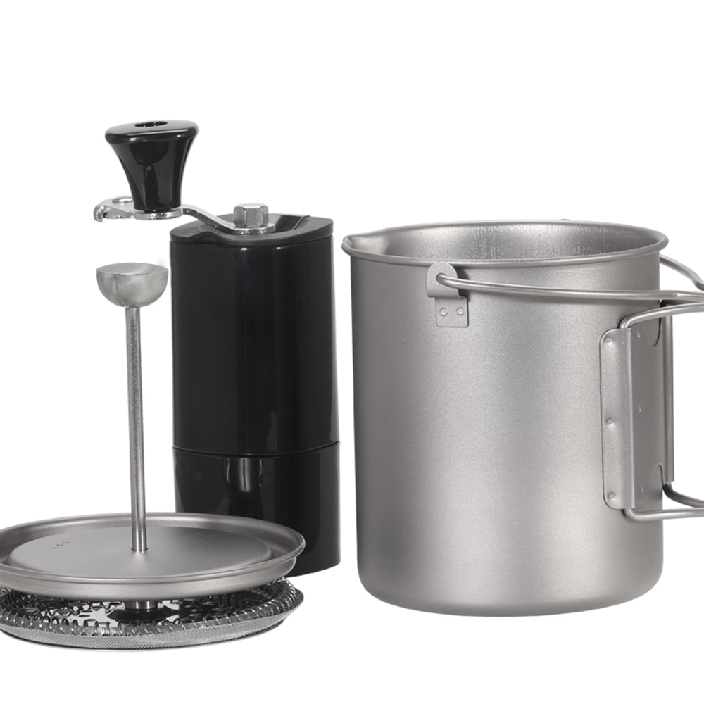 Lixada 티타늄 커피 컵 머그잔, 프렌치 프레스 포 - Camping Cooking Ware 리뷰 및 가격