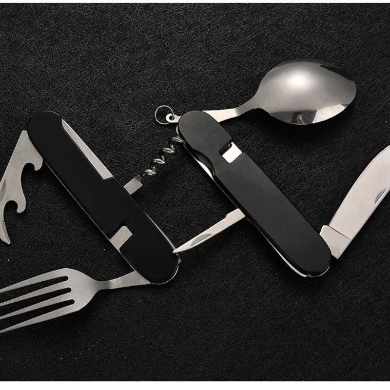 4 in 1 접이식 식기 분리형 캠핑 용품 스테인레스  - Camping Cooking Knife 리뷰 및 가격