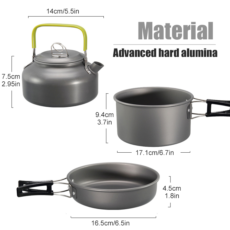 WESTTUNE 캠핑 조리기구 키트 알루미늄 야외 휴대 - Camping Cooking Pan 리뷰 및 가격