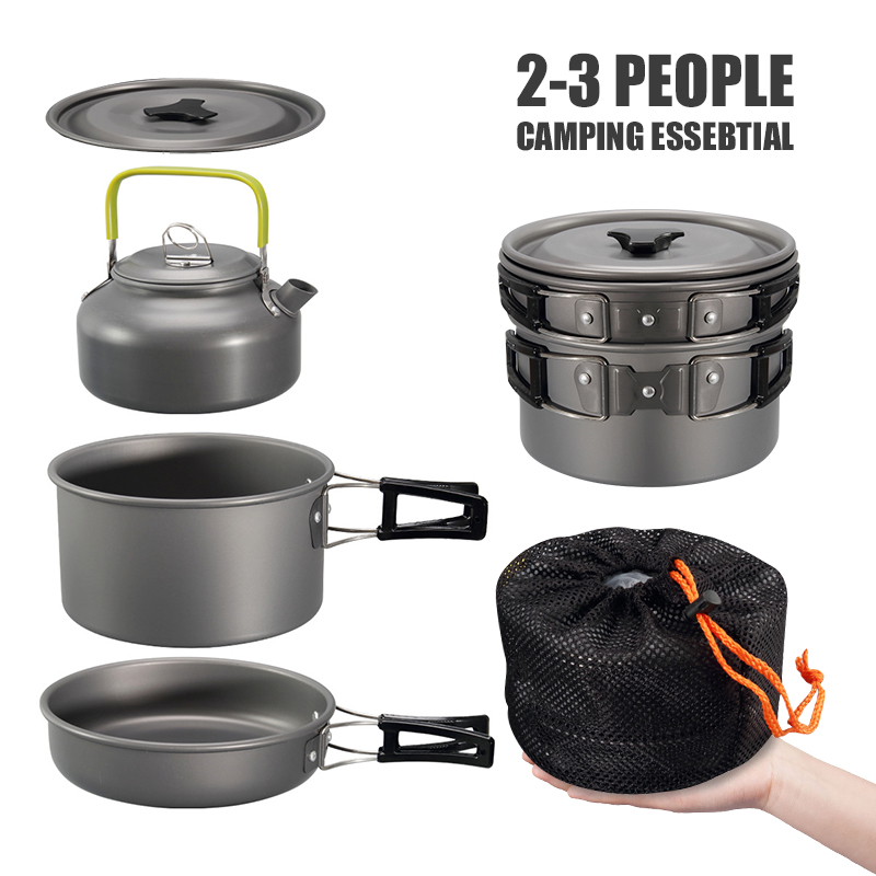 WESTTUNE 캠핑 조리기구 키트 알루미늄 야외 휴대 - Camping Cooking Pan 리뷰 및 가격