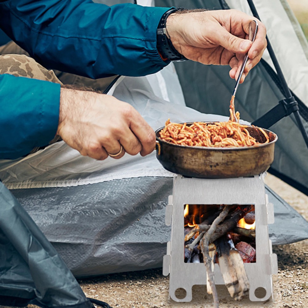 캠핑 난로 나무 난로 알코올 난로 스테인레스 스틸 휴대 - Camping Cooking Windshield 리뷰 및 가격
