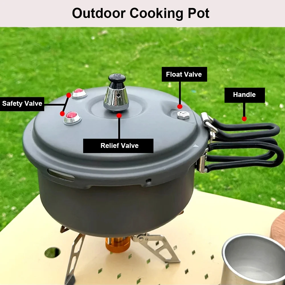 캠핑 미니 압력솥, 야외용 1~3인용 알루미늄 조리기구 - Camping Cooking Ware 리뷰 및 가격