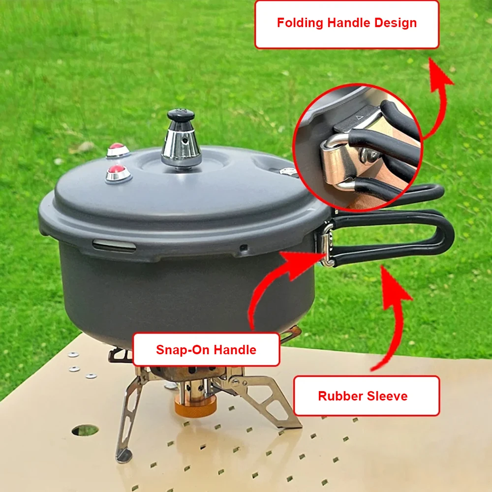 캠핑 미니 압력솥, 야외용 1~3인용 알루미늄 조리기구 - Camping Cooking Ware 리뷰 및 가격