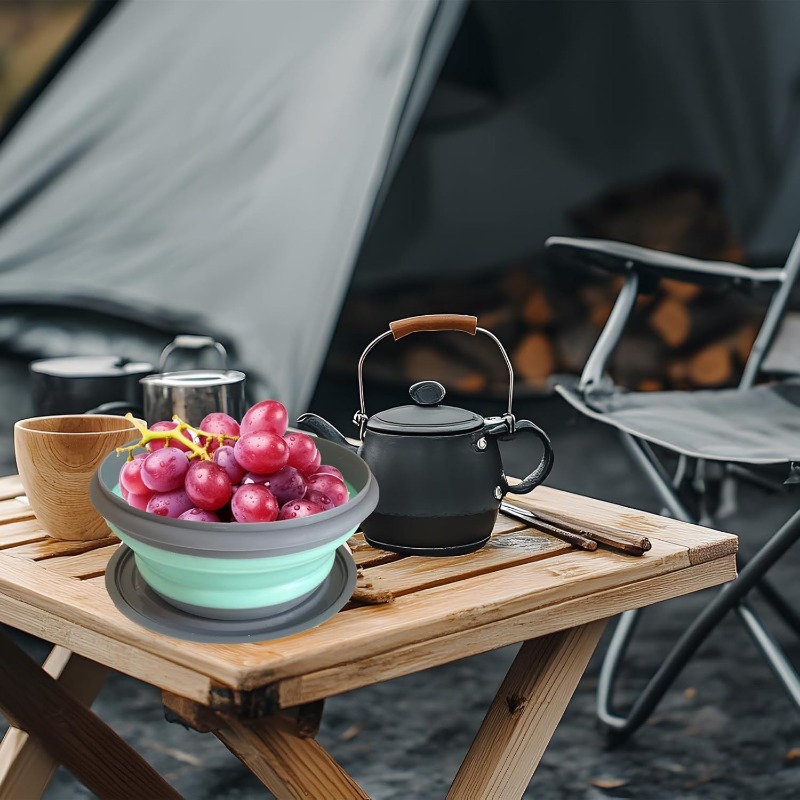 3개 실리콘 접이식 도시락 세트, 피크닉 캠핑 하이킹용 - Camping Cooking Tray 리뷰 및 가격