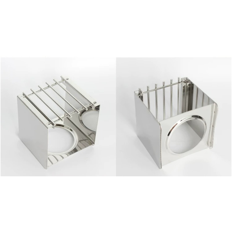 스테인리스 스틸 사각 커피 스토브 스탠드, 모카 포트  - Camping Cooking Ware 리뷰 및 가격