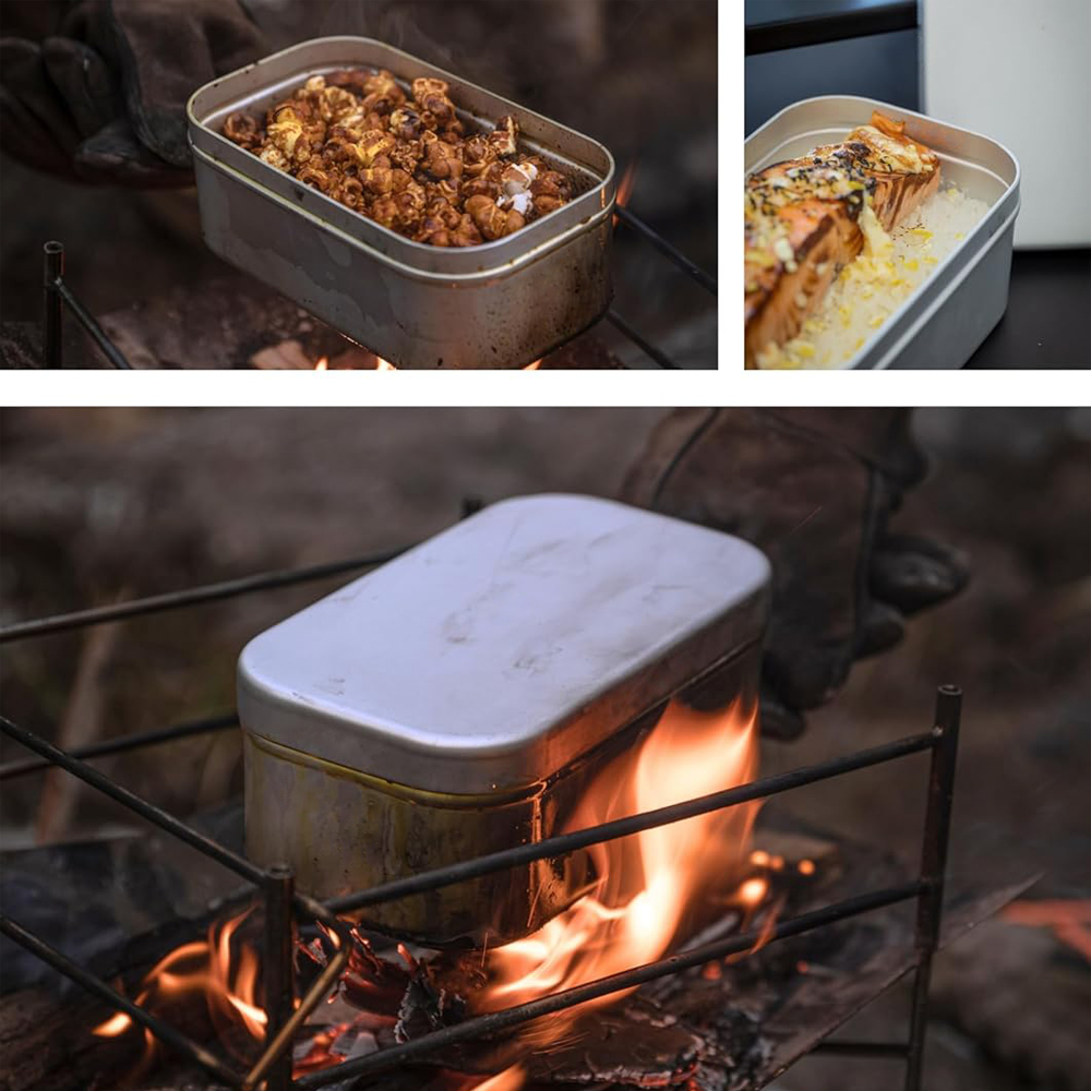 접이식 도시락 상자 손잡이, 성인용 도시락 용기, 알루 - Camping Cooking Equipment 리뷰 및 가격