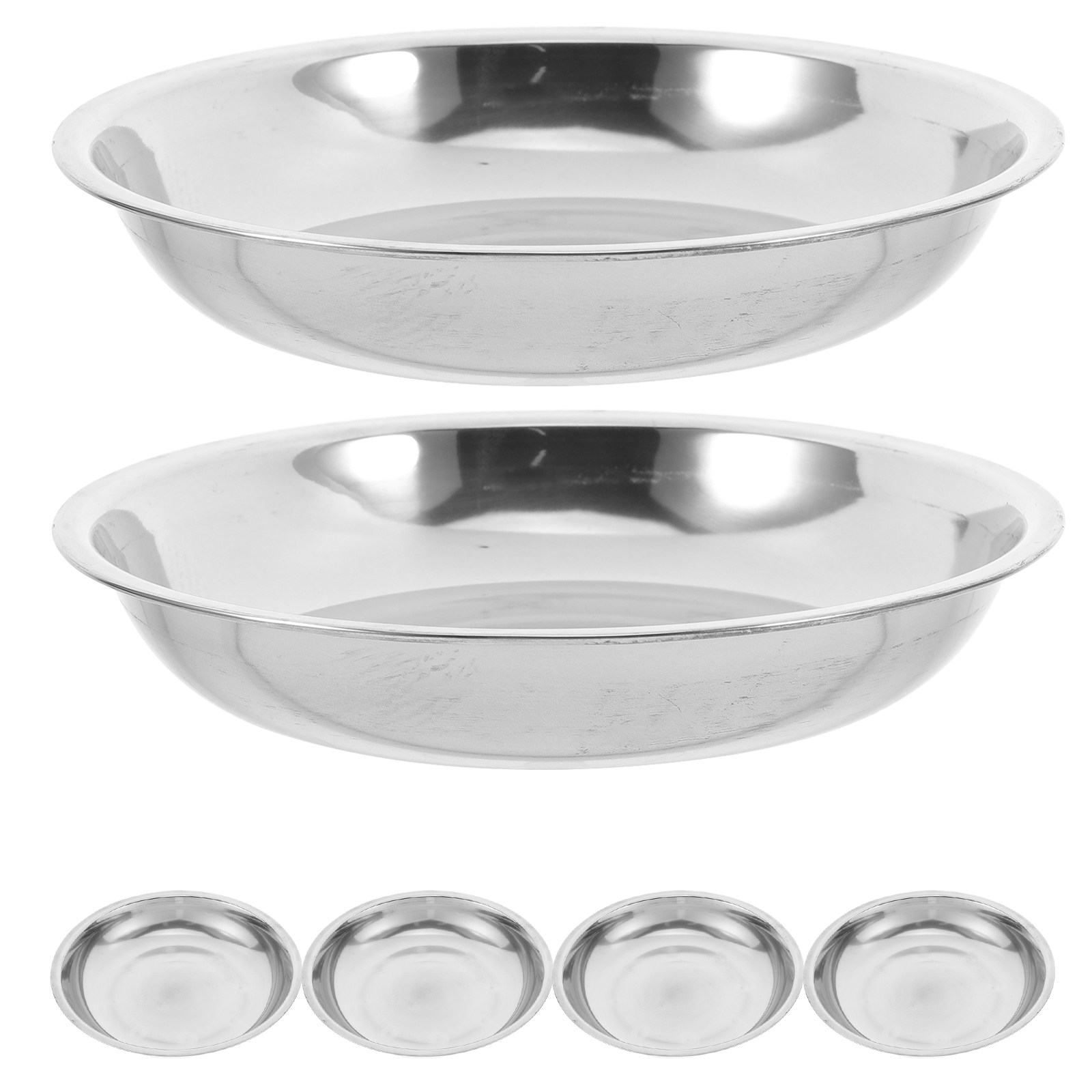 6개입 고품질 스테인리스 스틸 원형 트레이 바비큐 플레 - Camping Cooking Tray 리뷰 및 가격