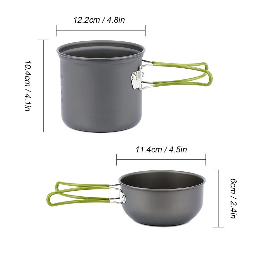 스토브가있는 캠핑 조리기구 키트 야외 요리 세트 야외  - Camping Cooking Ware 리뷰 및 가격