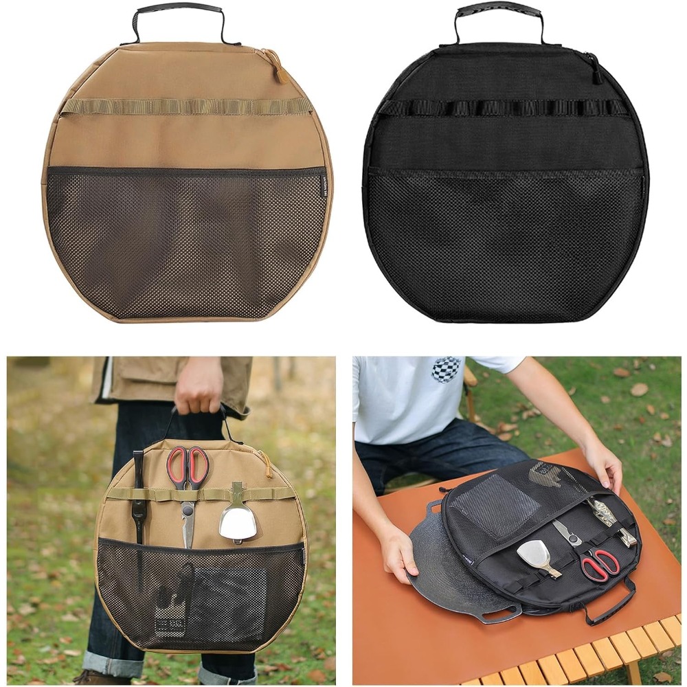 그릴 팬 보관 가방, 프라이팬 및 그릴용 휴대용 파우치 - Camping Cooking Pan 리뷰 및 가격